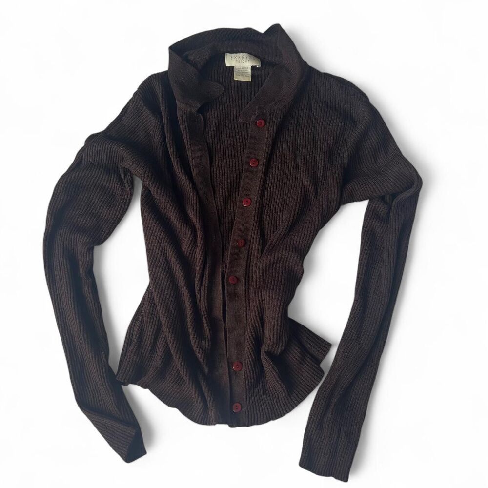 Tricot Women's Brown Cardigan